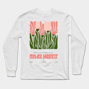 Fleur At Plantes Flower Market Pink Long Sleeve T-Shirt